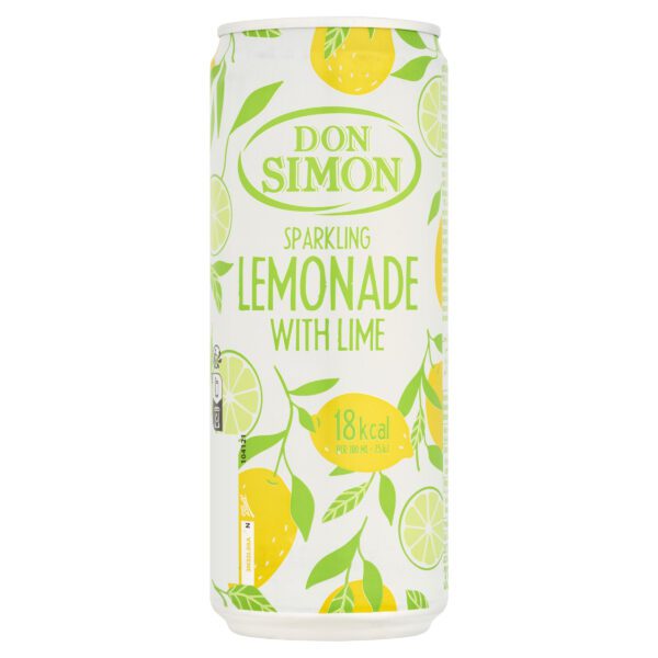 Don Simon Sparkling Lemonade With Lime - 330ml (Pack of 12)