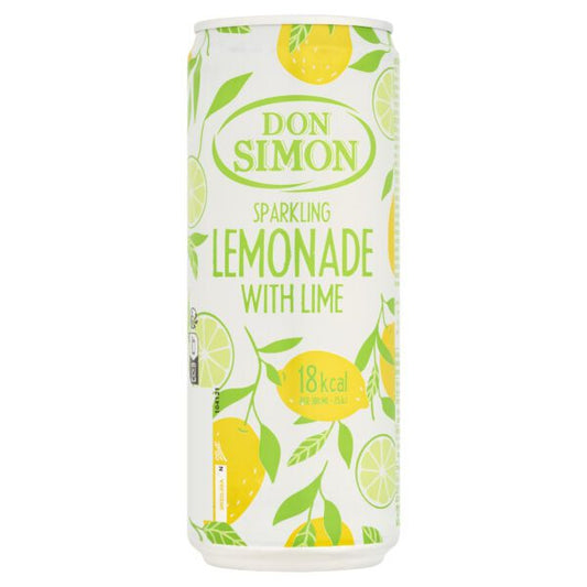 Don Simon Sparkling Lemonade With Lime - 330ml (Pack of 12)