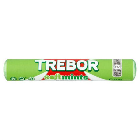 Trebor Softmint Peppermint Chewy Mints (40x44.9g - Full Case) - Vending Superstore