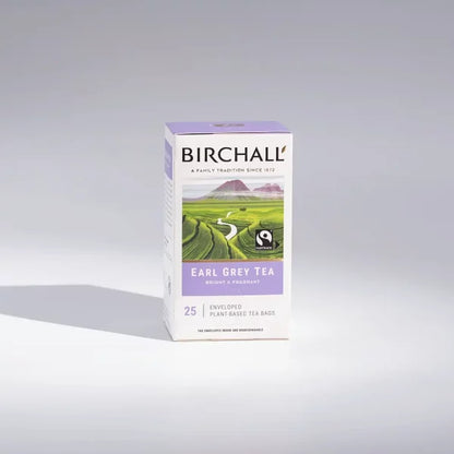 Birchall Tea - Individually Wrapped Earl Grey Envelope Tea Bags (Box of 25)