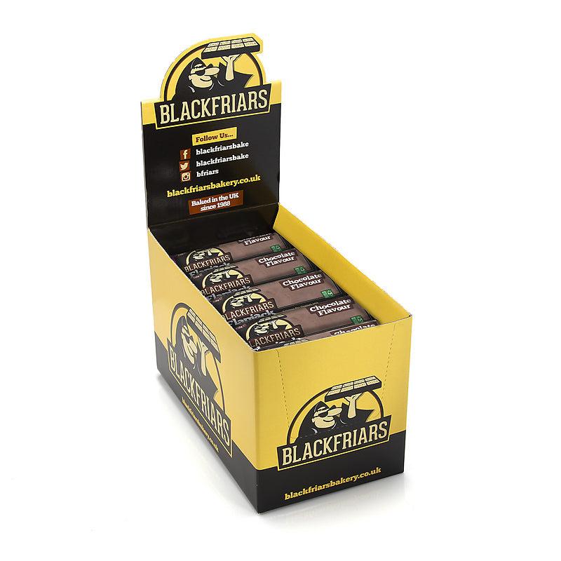 BlackFriars Individually Wrapped Flapjacks - Chocolate Flavour - Box of 25 - Vending Superstore