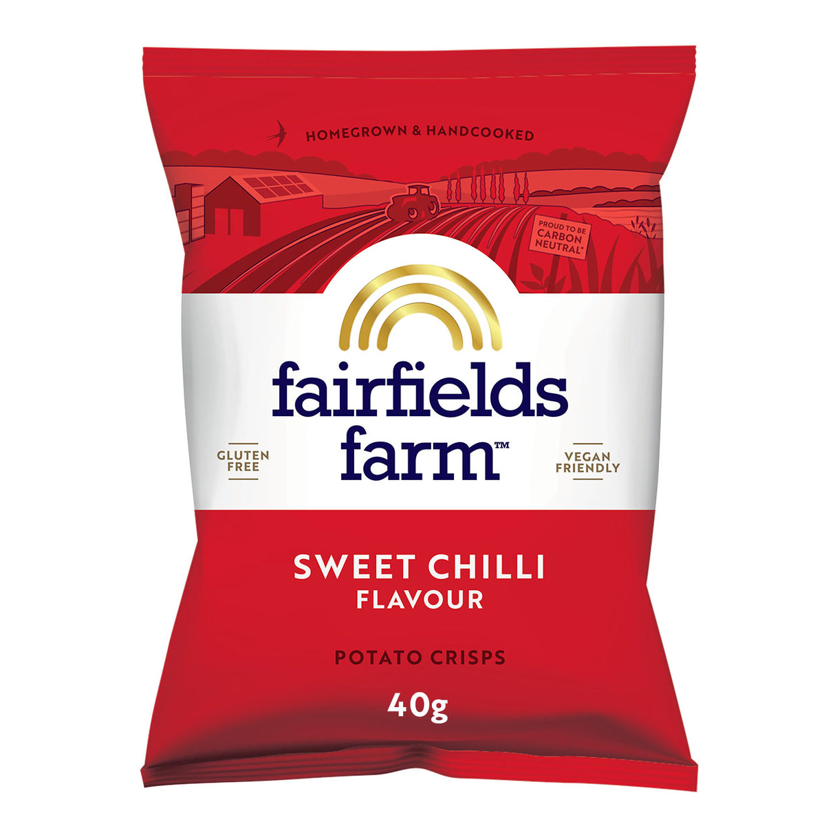 Fairfields Farm Sweet Chilli Crisps 40g (Box of 36)