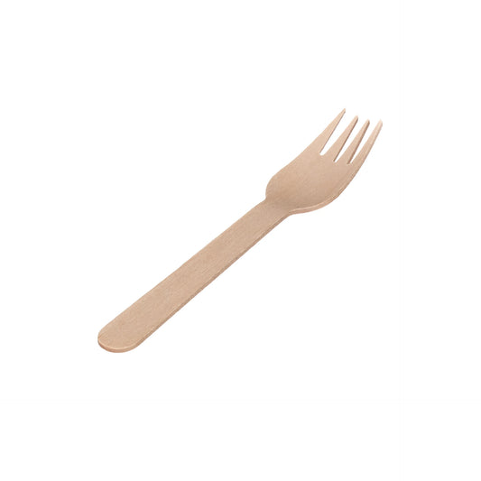 Wooden Forks Biodegradable - Pack of 100