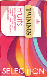 Twinings Tea: Fruit Tea Selection Pyramid - Individually Wrapped Envelope Tea Bags - (Box of 20)