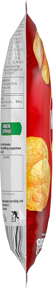 Walkers Crisps: Ready Salted - 32.5g (Box of 32)