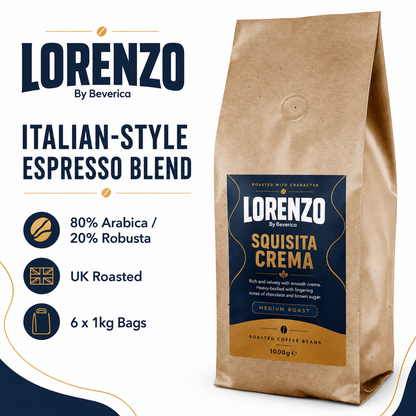 Lorenzo Squisita Crema Coffee Beans - 1kg