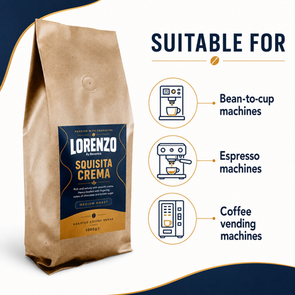 Lorenzo Squisita Crema Coffee Beans - 1kg