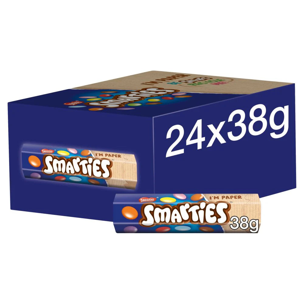 Nestle Smarties Hexatube - 38g (Box of 24)