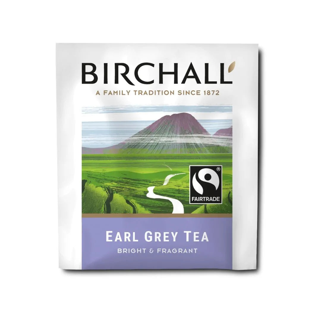 Birchall Tea - Earl Grey - Individually Wrapped Envelope Tea Bags (Fairtrade) - (Box of 250)