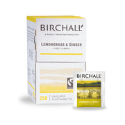 Birchall Tea - Lemongrass & Ginger - Individually Wrapped Envelope Tea Bags - (Box of 250)