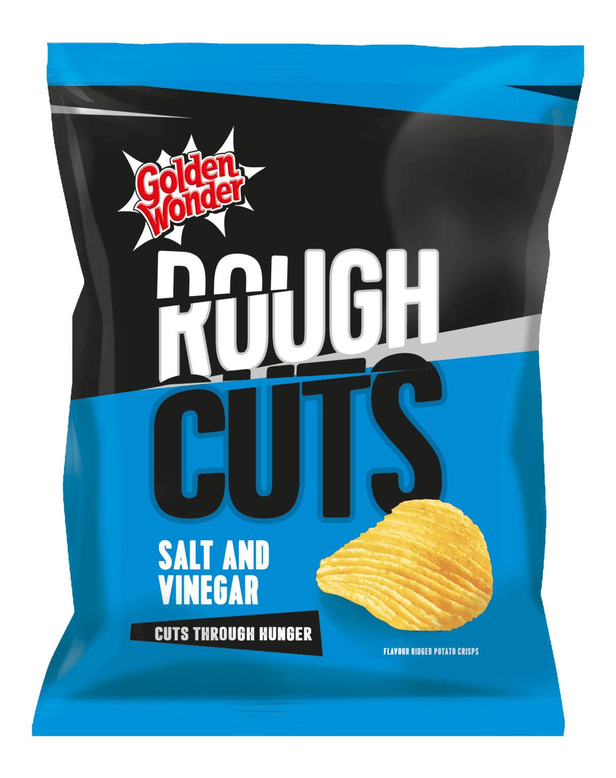 Golden Wonder Rough Cuts Salt & Vinegar Crisp Bag - Box Of 36×47.5g - Vending Superstore