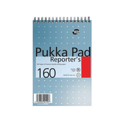 Pukka Pad Wirebound Metallic Reporter''s Shorthand Notepad 160 Pages 205x140mm (Pack of 3)
