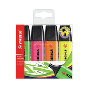 Stabilo Boss Original Highlighter Assorted (Pack of 4)
