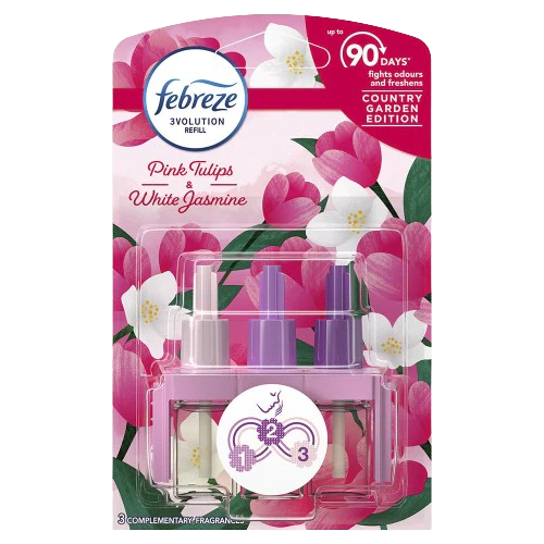 Febreze 3volution Pink Tulips & White Jasmine Refill 20ml