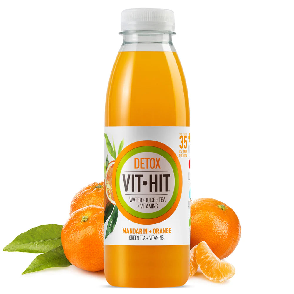 Vit-Hit Detox: Mandarin+Orange - 500ml (Pack of 12)