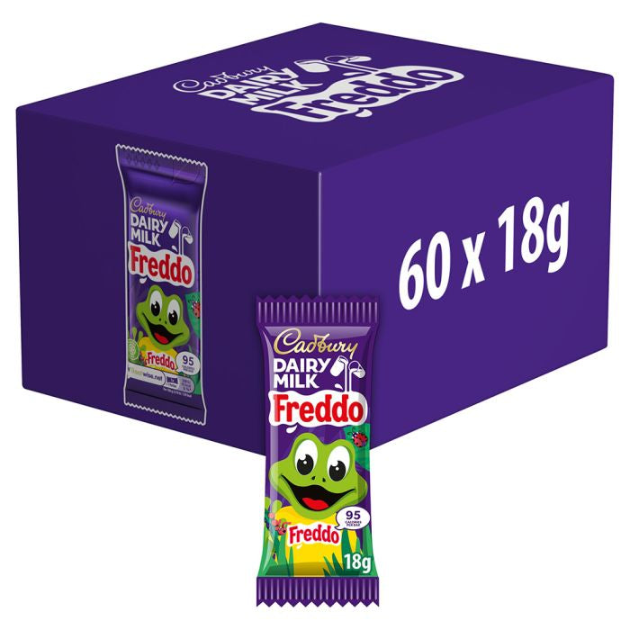 Cadbury Dairy Milk Freddo Chocolate Bars - 18g (Box of 60)