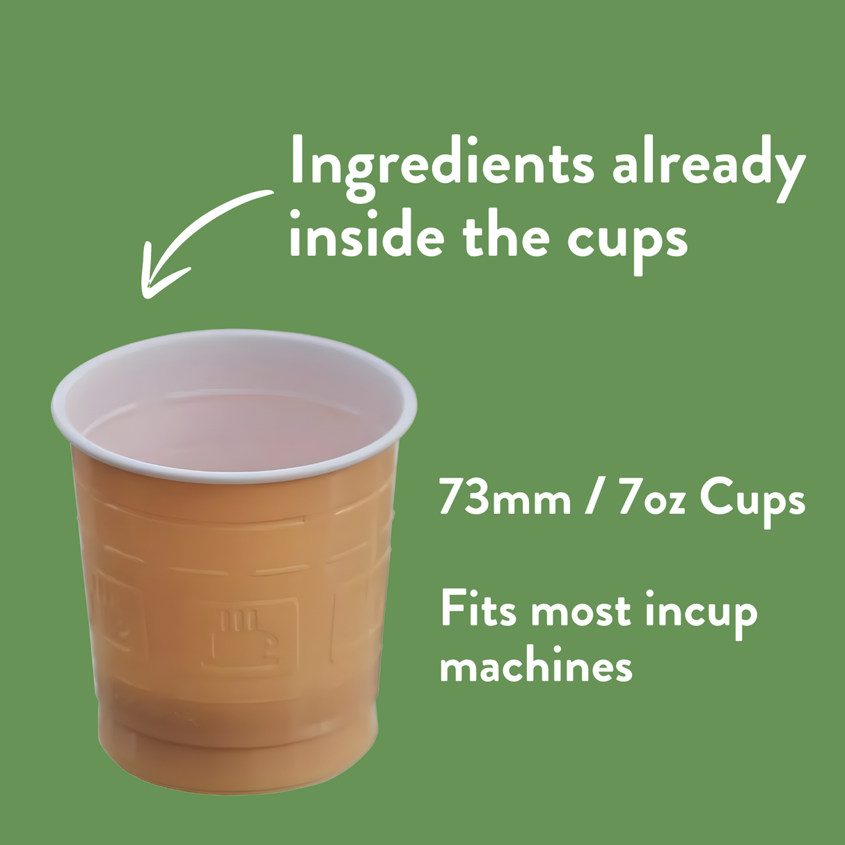 Incup Vending Drinks - Tomato Soup - (Half Box 150 Cups)