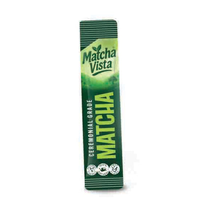 Matcha Vista Ceremonial Grade Matcha Powder 2g Sachet Portions - Pack of 100
