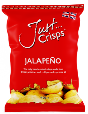 Just Crisps: Jalapeno - 40g (Box of 24)