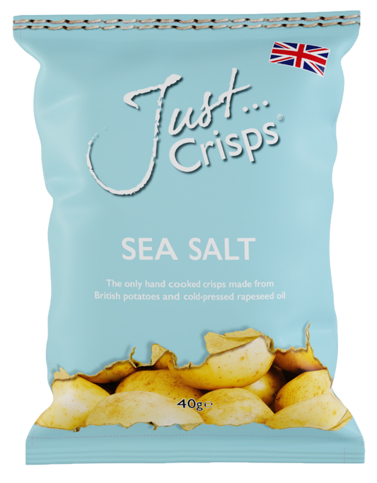Just Crisps: Sea Salt - 40g (Box of 24)