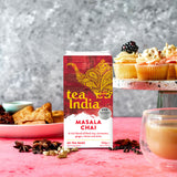 Tea India - Masala Chai Tea Bags - (Pack of 40)