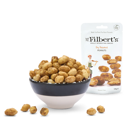 Mr Filbert's Dry Roasted Peanuts – 40g (Box of 20)