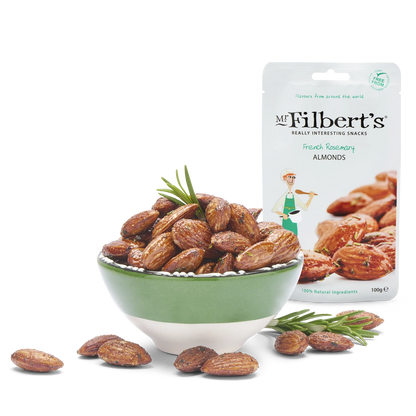 Mr Filbert's French Rosemary Almonds – 40g (Box of 20)