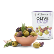 Mr Filbert's Rosemary & Garlic Mixed Olives – 50g (Box of 12)