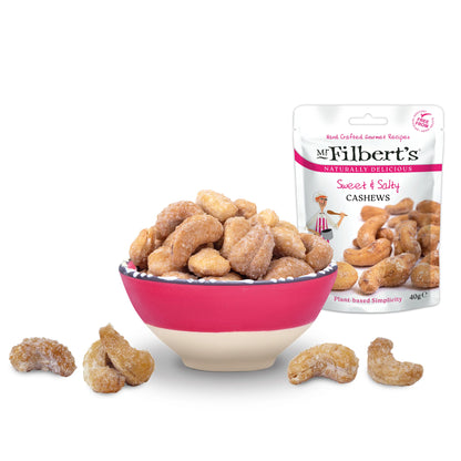 Mr Filbert's Sweet & Salty Cashews – 40g (Box of 20)