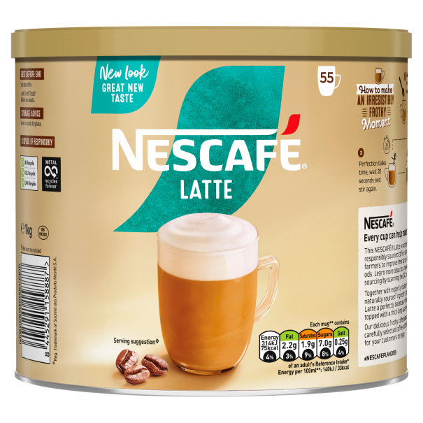 Nescafe Gold Latte: Coffee Tin 1kg