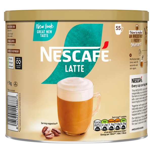 Nescafe Latte: Coffee Tin 1kg