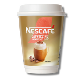 Nescafe & Go - Unsweetened Cappuccino - 12oz Foil Sealed Drinks (Pack of 8 Cups)