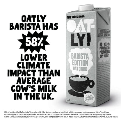 Oatly Barista Edition Oat Drink - 1L (Case of 6)
