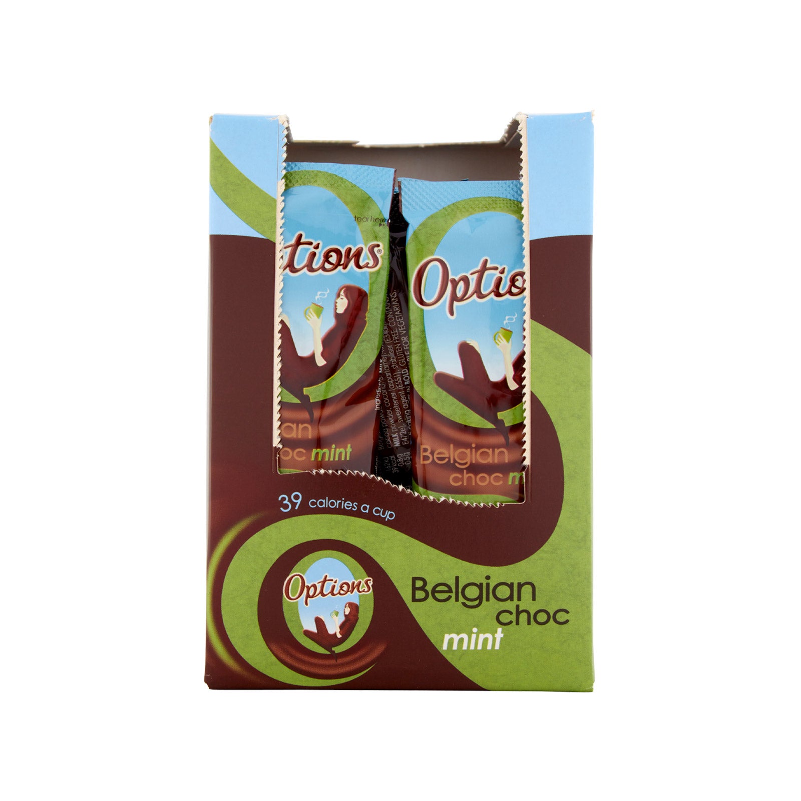 Buy Options Mint Hot Chocolate Wholesale | 30 Sachets Gluten Free ...