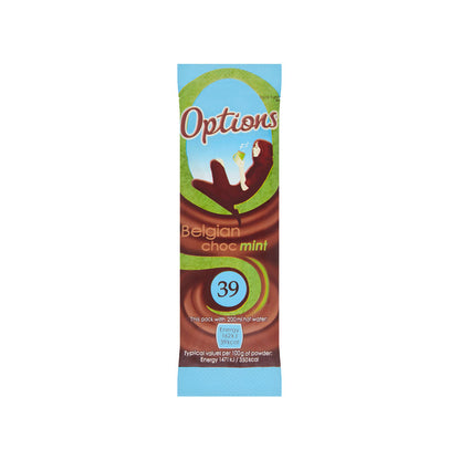Options Mint Hot Chocolate Sachet Portions (Box of 30)