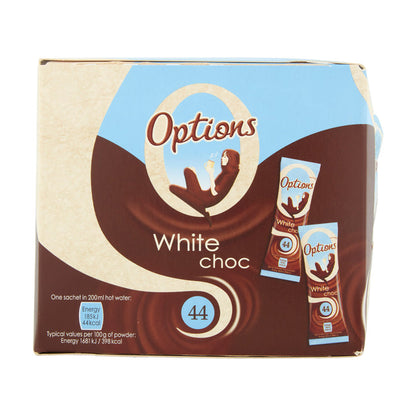 Options White Hot Chocolate Sachet Portions (Box of 30)