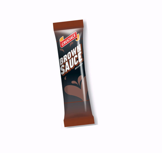 Crucials Brown Sauce Sachets - 14g (Box of 180)