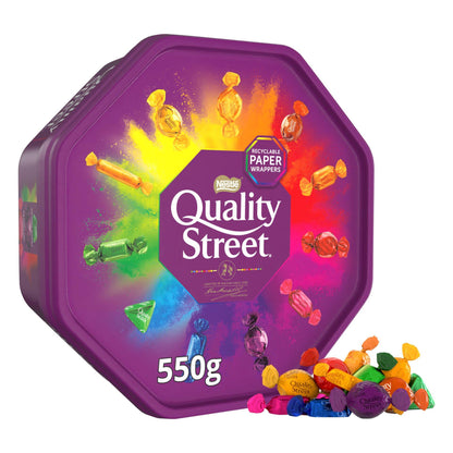 Quality Street Festive Chocolate Tub 550g