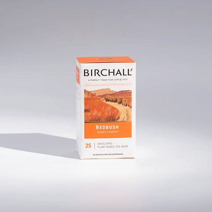 Birchall Tea - Individually Wrapped Redbush Envelope Tea Bags (Box of 25)