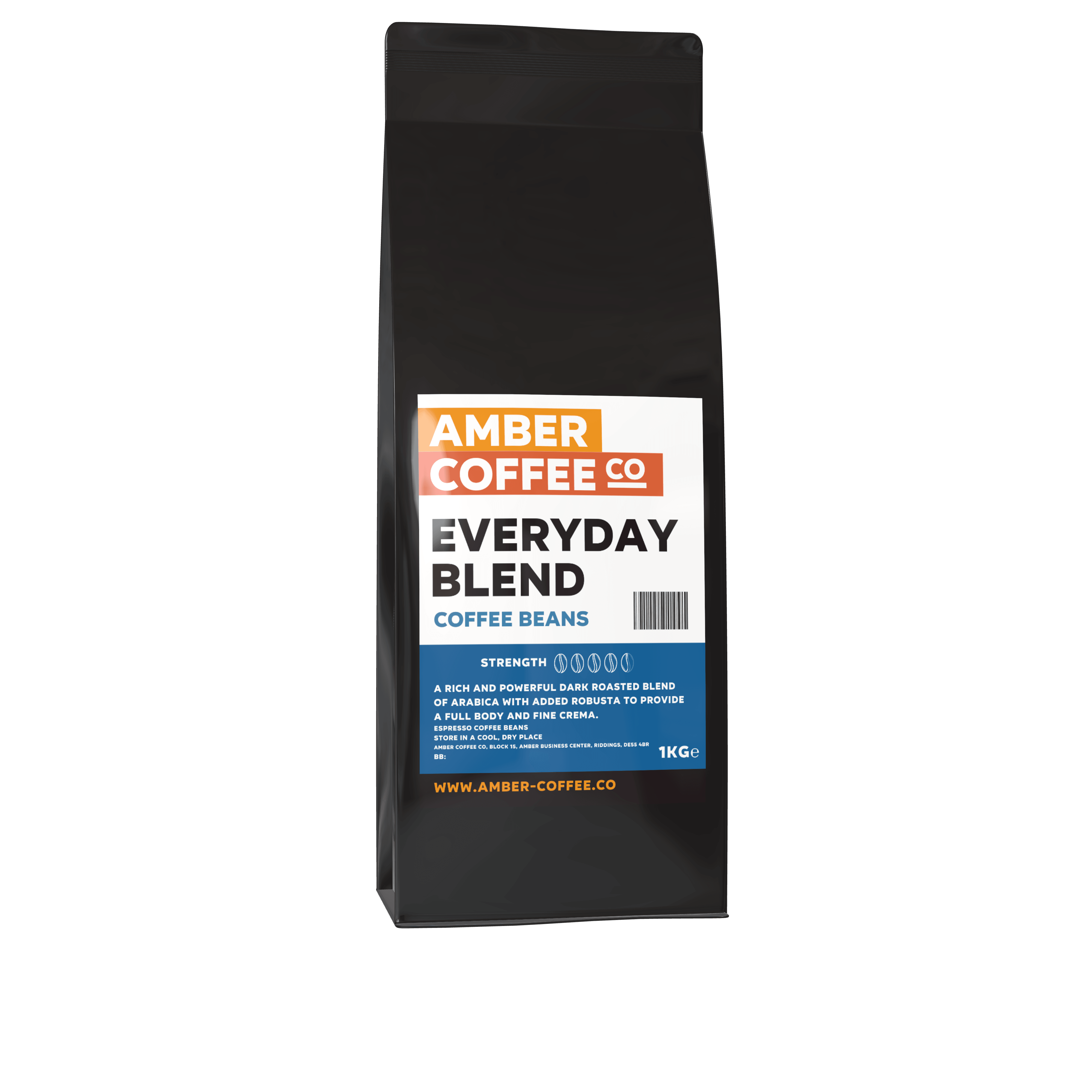 Amber Coffee Co - Everyday Blend - Premium Coffee Beans (Full Case or 1KG Bags) - Vending Superstore
