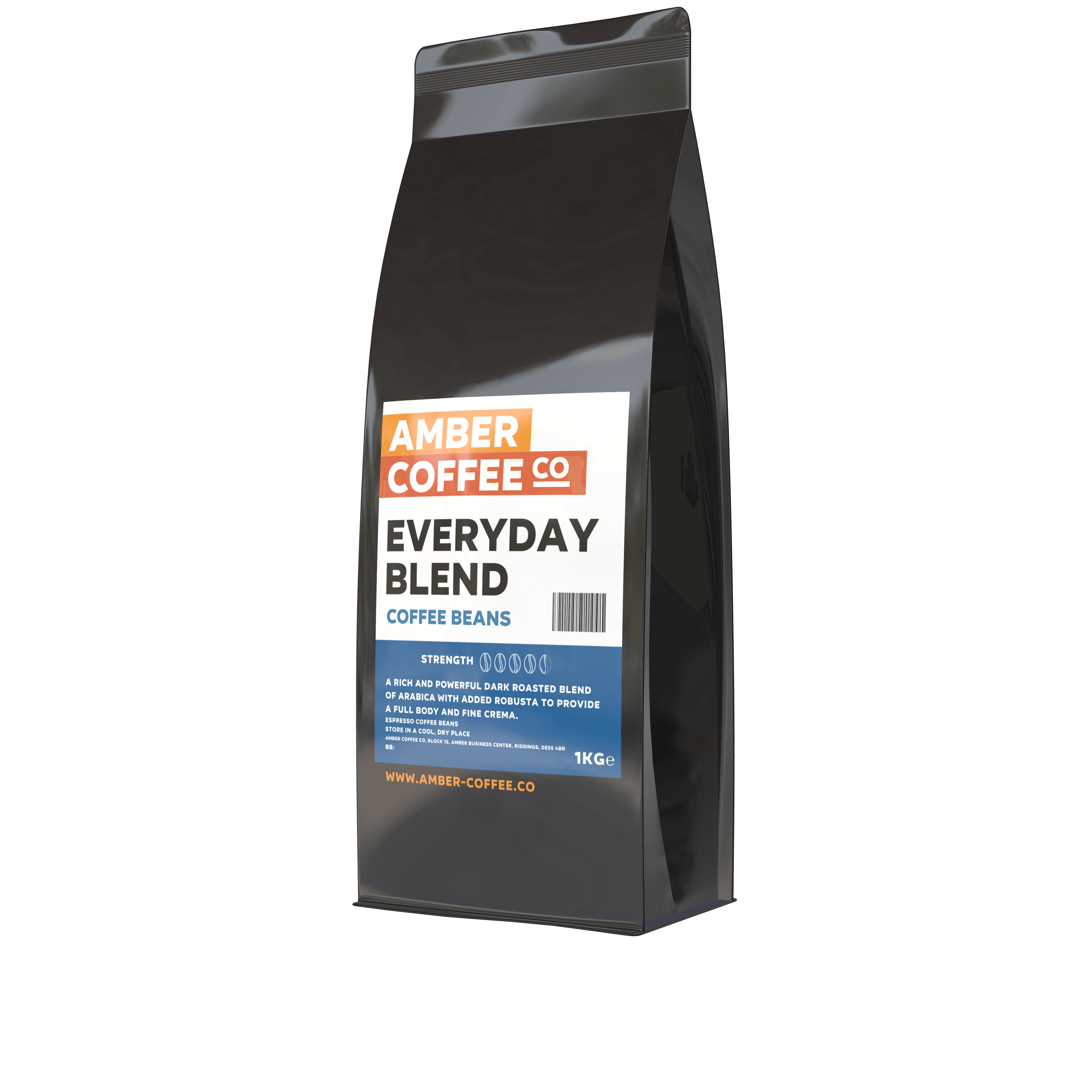 Amber Coffee Co - Everyday Blend - Premium Coffee Beans (Full Case or 1KG Bags) - Vending Superstore