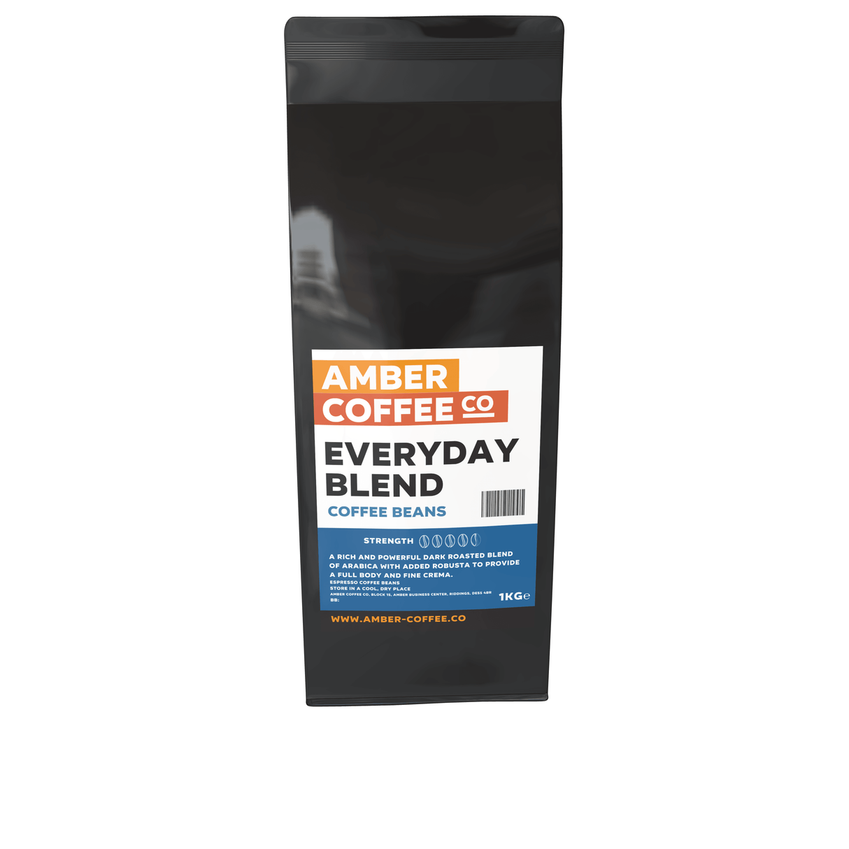 Amber Coffee Co - Everyday Blend - Premium Coffee Beans (Full Case or 1KG Bags) - Vending Superstore