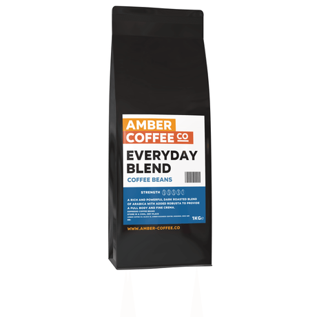 Amber Coffee Co - Everyday Blend - Premium Coffee Beans (Full Case or 1KG Bags) - Vending Superstore