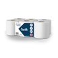 Swift White Embossed 2 Ply Professional Centrefeed Paper Rolls (Pack of 6)