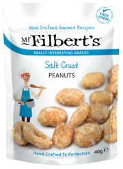 Mr Filbert's Salt Crust Peanuts – 40g (Box of 20)