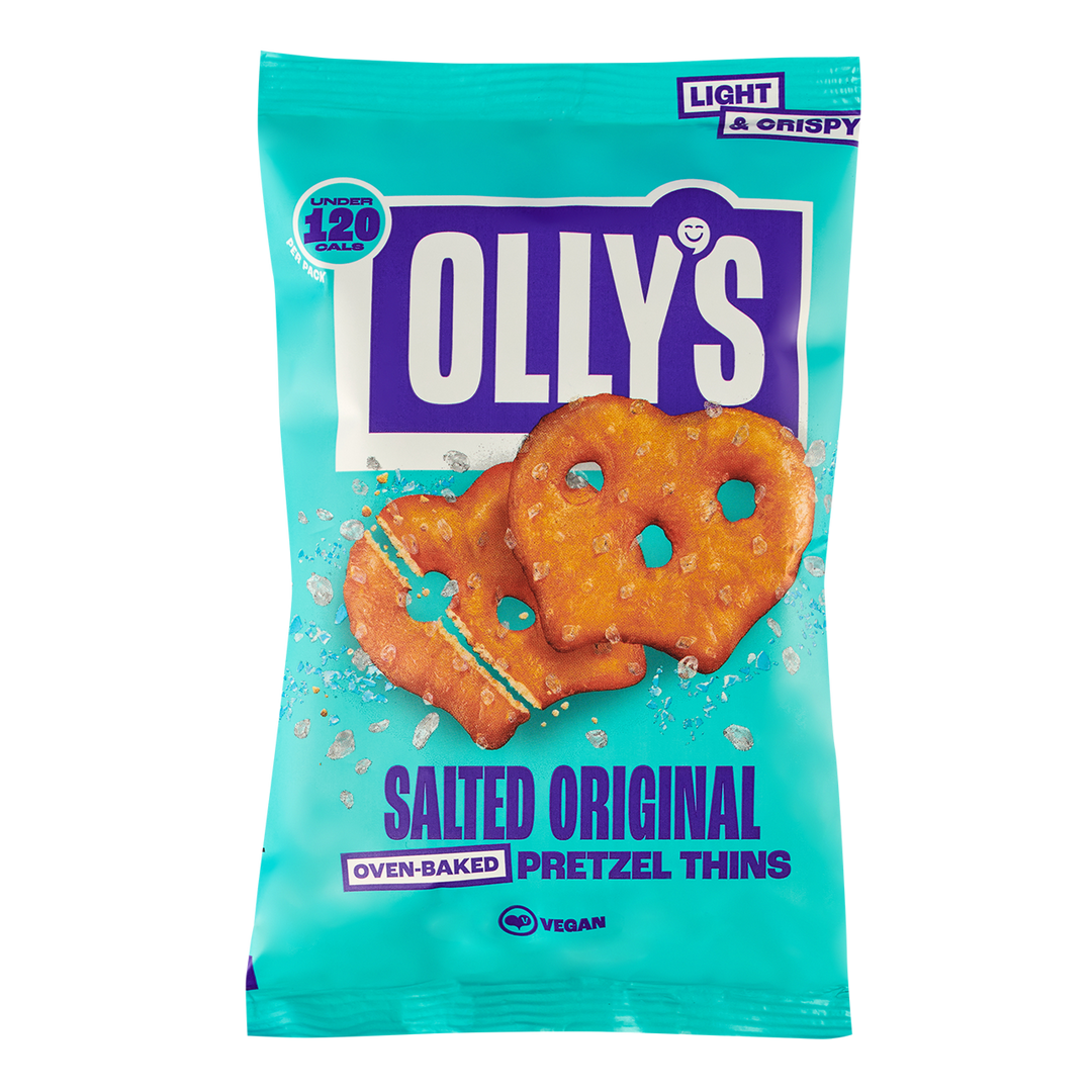 Olly's Pretzel Thins Original Salted 35g (Box of 10)