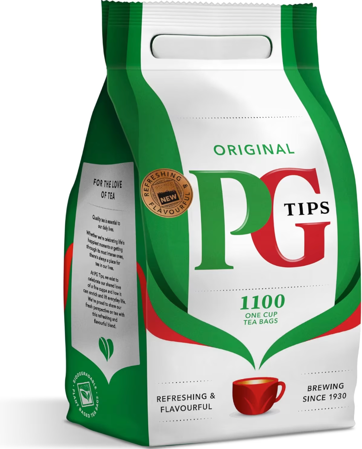 PG Tips: One Cup Tea Bags For Caterers - Bulk Bag (Pack of 1100)