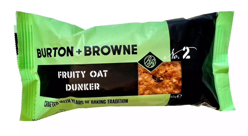 Burton & Browne Fruity Oat Dunker Biscuit Twinpacks (Box of 24)