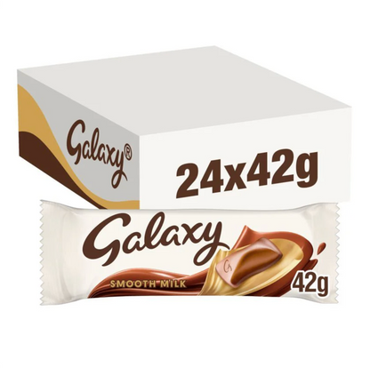 Galaxy Chocolate Bars - 42g (Box of 24)
