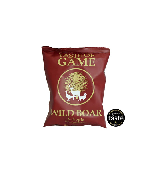 Just Crisps: Taste of Game Wild Boar & Apple - 40g (Box of 24)
